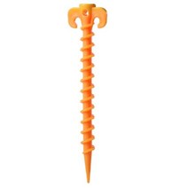 여름텐트 야외 등산 텐트 손톱 스레드 플라스틱 캠핑 액세서리 장비 못 캐노피 고정 파일, Yellow 1pcs