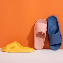 슬리퍼 커플 욕실 욕실화 미끄럼방지 폭신, 38-39 분홍색