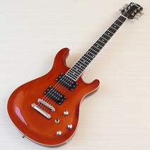 39 인치 일렉트릭 기타 6 현 ST 전체 참피나무 바디 블랙 고광택 마감 보호 보드 포함, M5 PRS Orange