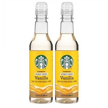 Starbucks 내츄럴리 플레이버 커피 시럽 바닐라 360ml 2팩, 1개