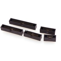 IDC 박스 헤더 커넥터 스트레이트 핀 FC 케이블 소켓DC3 1.27mm 피치8P10P12P14P16P20P26P30P34P40P50P60P10 개, 4.2x6P