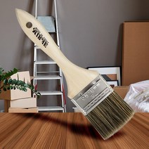 다용도 붓2호 방문페인트칠 하기 가구리폼 셀프페인팅 도구 도배 평붓 세트 부드러운도구작업, 다용도붓2호