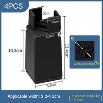 화물용 산업용 이동식 전동 수동 유압 테이블 리프트 대차 4pcs 조정 가능한 가구 발, 높이 10.2cm 추가
