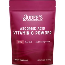 Judees 밀리터리 비타민 C 파우더 318.9g11온스 - 100% GMO 프리 글루텐 및 재고 L 아스코르빈산 표면지원 수직적 리치 없음 화장품 식품 보존용, [01] 1.5파운드(1팩), 1개