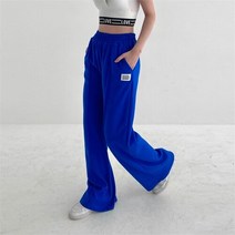 셀러허브 여성패션 [BELLE] 여성 면 밴딩 트레이닝 와이드 바지 팬츠