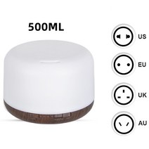 고성능 MLAir-초음파 가습기 아로마 디퓨저 색상 LED 조명 원격 제어 가정용 공기 청정기 500, [01] AU, [03] 03