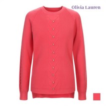 올리비아로렌 올리비아로렌 _사선 조직 큐빅장식 니트 풀오버_VOCBLVW9286