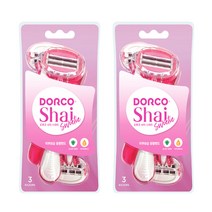 도루코 샤이스위티 일회용 면도기, 3개입, 2개