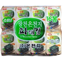 소문난 온천지 파래김 4g16봉 8개 1박스