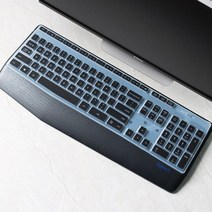 키보드커버 Logitech mk345logitech mk345 액세서리용 키보드 커버 스킨 초박형 실리콘 키보드 보호기 스킨 투명, 검은색