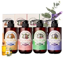 쎄씨쎌라 바디스크럽 500ml 4종 3개, 유칼립투스&로즈마리, 오레가노&로즈제라늄, 오레가노&로즈제라늄