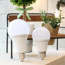 엘마켓 LED 전구 12W, 주광색, 1개