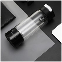 수소수 생성기 정수 알칼리 이온수 전해수기 380ml spepem 높은 수소 풍부한 물 호흡 h2 가스 자체 청소 모드 흡입 기계와 ionizer 병을 흡수, 검은색