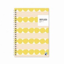 더블에이 좌철노트 A5 노르딕페블, 룰드, 1개