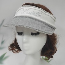 루이엘 <레인보우캡-그레이시리즈> UV썬캡 데일리모자 화이트 흰색모자 와이드챙 봄모자 캐주얼모자