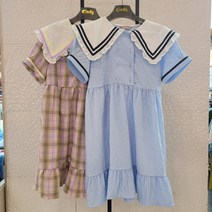 신디키즈 (이런 가격이면~~ 마지막찬스!! 망설이면 품절!!) 썸머 스퀘어레이스 원피스 CIOW22F03
