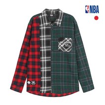 [NBA] 남성 블럭 체크 셔츠(N193SH301P)