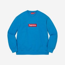 슈프림 박스로고 크루넥 블루 - 22FW Supreme Box Logo Crewneck Blue 22FW205990