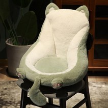 미단(고양이) 캐릭터 극세사 등받이 쿠션 의자/방석 1인용미니소파 학생용방석 +선물