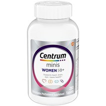 centrum minis silver 여성용 종합 비타민 50 플러스 비타민 d3 b 비타민 비 gmo 성분이 포함된 종합 미네랄 보충제 노인의 기억력 및 인지 지원 -, 280카운트(1팩)