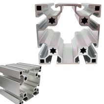 알루미늄 프로파일 실버 가공 절단 8080 100mm ~ 1000mm, 700mm, 1개