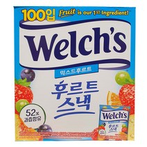글로벌푸드시스템 [Welchs]웰치스 믹스 후르츠 젤리 2.5kg (100입), 1개