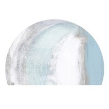 반원형 북유럽 도어 매트 모로칸 반원러그 반원형 반달 발매트 북유럽 방바닥, 파란색 얼룩 반원 + 60CM X 90CM