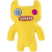Fuggler Spin Master Funny Ugly 디럭스 봉제 동물 미디엄 22.9cm(9인치) 플러시 (인디사이브 옐로우), 한개옵션0