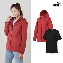 [이월] [PUMA]NEW 푸마 어반트랙자켓+티셔츠 여성 2종세트 1종_RD