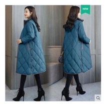 겨울 빅사이즈 40대 중년 여성 고퀄리티 패딩자켓 따뜻한 패션 솜옷 누빔 롱코트