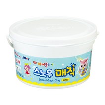 컬러클레이 슬라임 라인클레이 스노우 매직 400g, 럭키AZ쇼핑몰 본상품선택