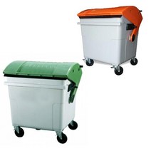 쓰레기통 분리수거함 재활용 아파트 실외용 대용량 586111EA, 상품선택, 대형분리수거함-녹색