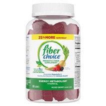 섬유질 보충 Fiber Choice Prebiotic Gummies Supports Energy Metabolism Regularity & Healthy Gut Bacteria