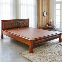 명품의료기 DS 203PU Q 황토숯볼 퀸 흙침대, 브라운