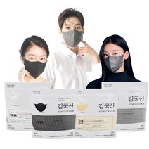 KF94 김국산 새부리형 마스크 100매입 원사이즈 /숨쉬기편한마스크/귀편한마스크/화이트/그레이/블랙 마스크, 김국산 KF94 화이트 100매