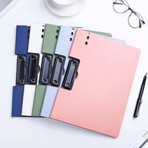 가로 세로 A4 클립보드 6컬러 서류철 화일, 가로형, 카키