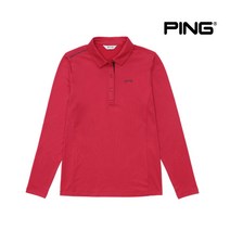 핑골프골프 여성 긴팔 카라티셔츠 어깨 레터링_12293TO952_PK, 90, PK