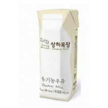 상하목장 유기농 우유, 4개, 125ml