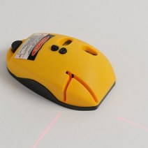 마우스 레이저 수평계옐로우 수평기 레이져레벨기, 1개