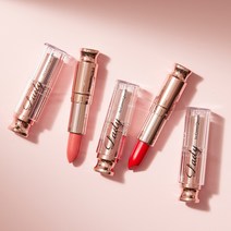 [커버퀸] 더 레이디 촉촉 펄 립스틱 3.5g, 1세트, 레드1개