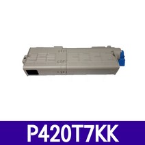 신도리코 P420 P420T7KK P420T6KC P420T6KM P420T6KY C420 CL3030DN P420dn CM3030 재생토너 호환, 1개, P420T7KK 검정