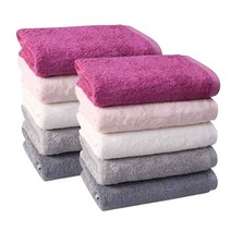 송월타올 빅뱀부44 210g IS302S21005 대나무 호텔수건 5장, 그레이
