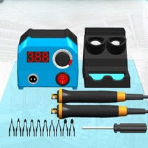 전기 우드 납땜기 버닝기 인두기 펜 전문가용 버닝툴, 단일 포트 (보관가방 포함)