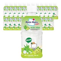 모구모구 큐브 알로에베라 청포도 320ml 24개