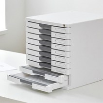 10단서류함 잠금장치 A4 문서 보관 서랍 문서케이스, GR-10310