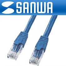현모양처 산와 03BL CAT.6 UTP 다이렉트 케이블(블루) 3m, 상세페이지 참조