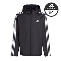 아디다스 남여공용 100 L 105 XL 에센셜 3S 우븐 윈드브레이커 바람막이 -IB0381