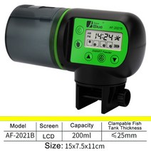 물고기자동급여기 밥주는기계 어항피더 조절식 스마트 LCD 표시 수족관, 2.AF-2021B No ring