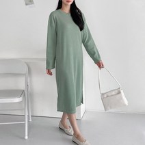 마이시즌 여성용 로아나 옆트임 박시 원피스