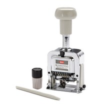 피스코리아 넘버링기계 N-607(MAX)6단 넘버링스탬프 번호스탬프, N-607(MAX)넘버링기계